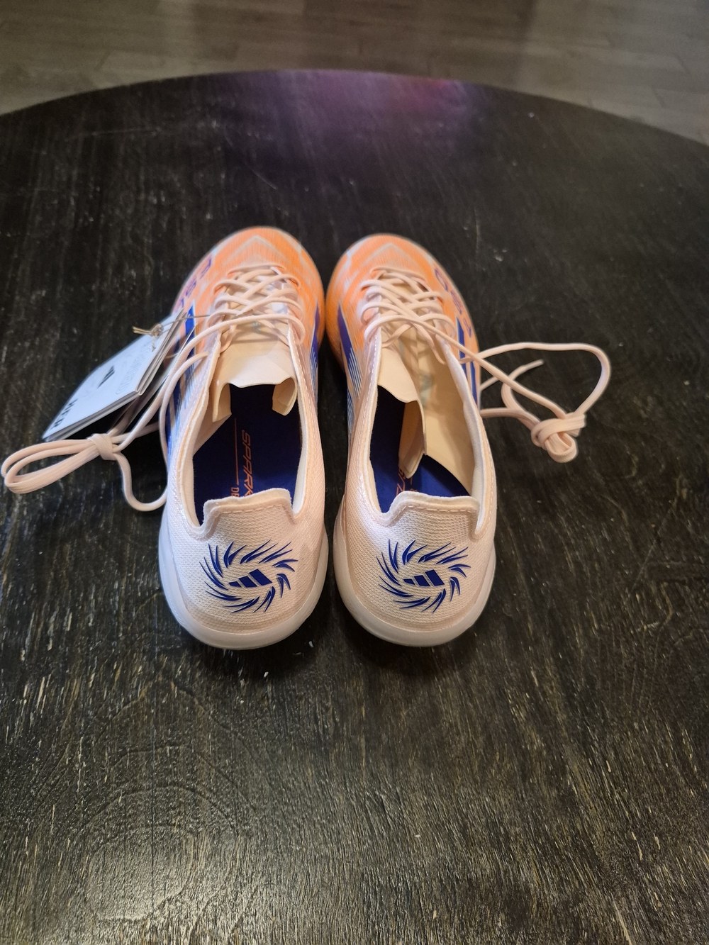 Adidas Womens F50 Sparkfusion Elite Low Soccer Cleat, Bliss Orange - Picture 9 of 15